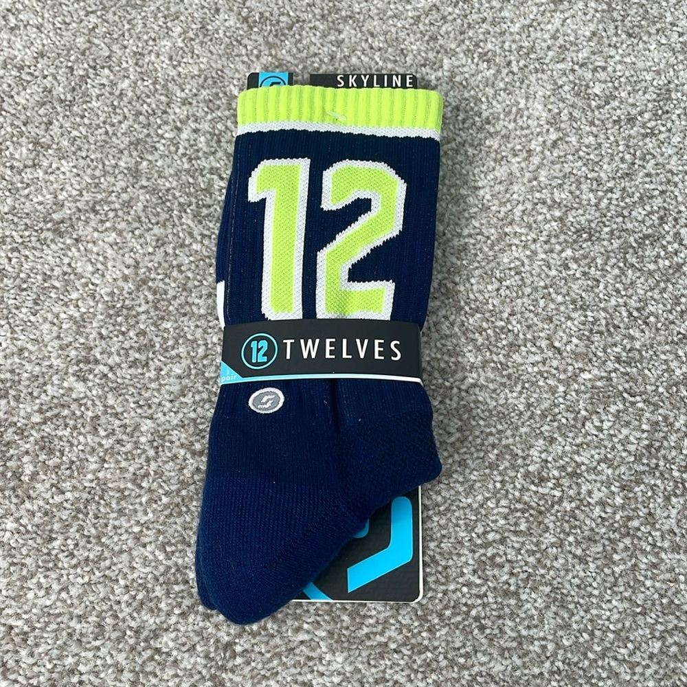 Seahawks 12 socks